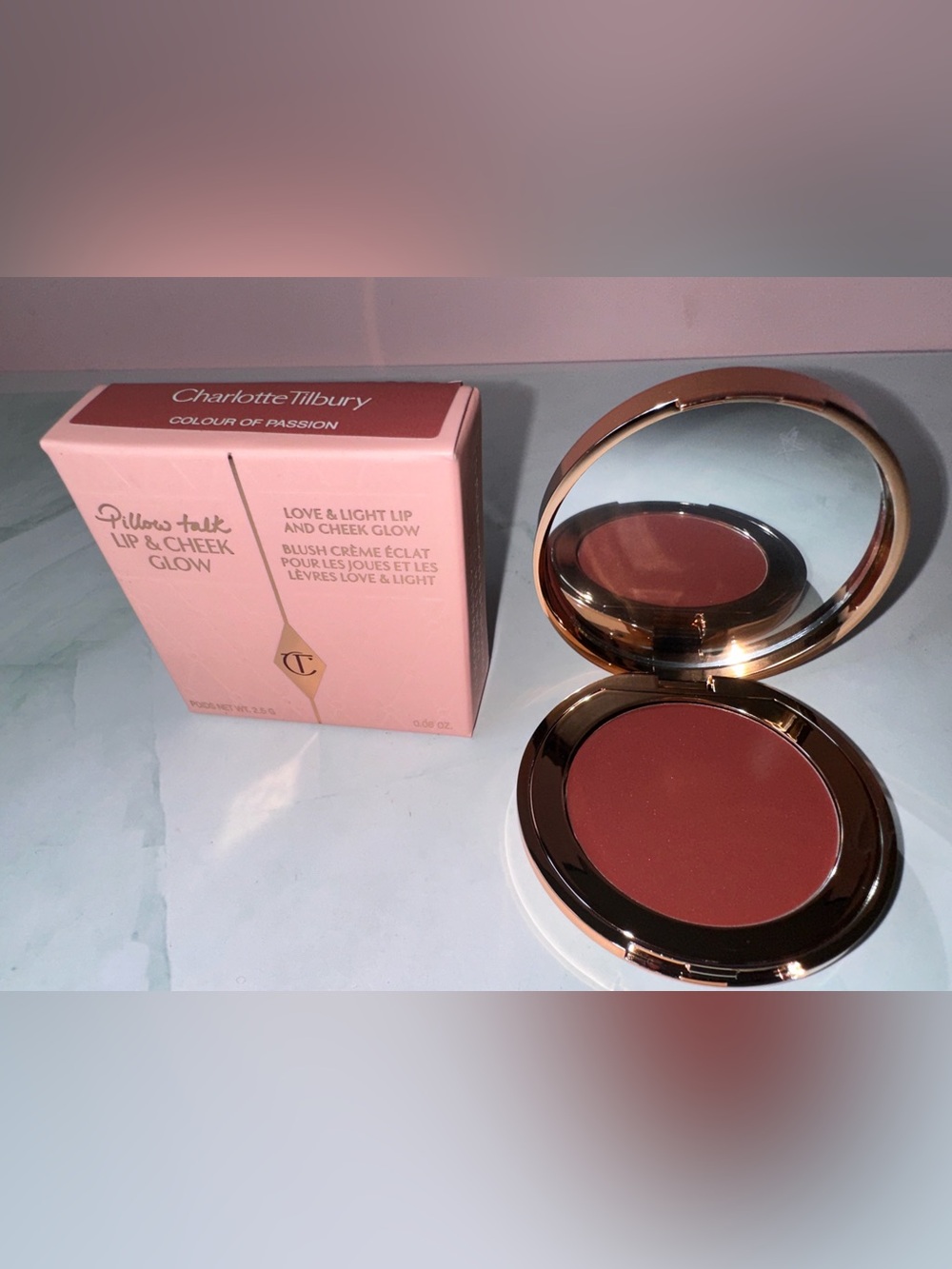 Charlotte Tilbury Lip & Cheek Glow Cream Blush - Warm Rosewood